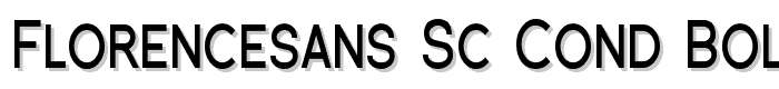 Florencesans SC Cond Bold font